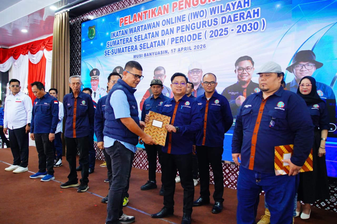 PD IWO Muba Resmi Dilantik, Sandi Andika Tegaskan Kepengurusan Sah dan Solid