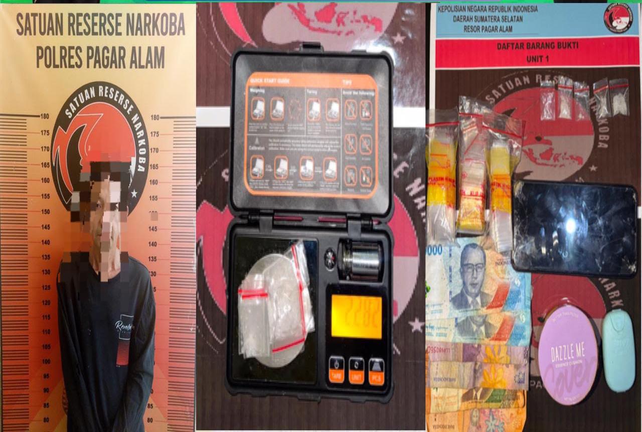 Digerebek di Gang Astra, Pria 48 Tahun Kedapatan Simpan Sabu dan Positif Narkoba