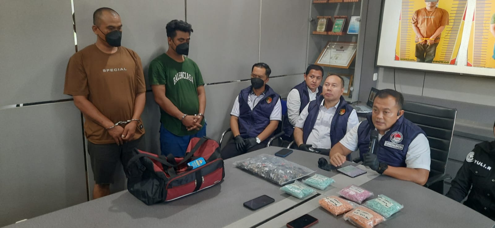 Polda Sumsel Gagalkan Penyelundupan 6.000 Ekstasi ke Jawa, Dua Kurir Asal Medan Ditangkap