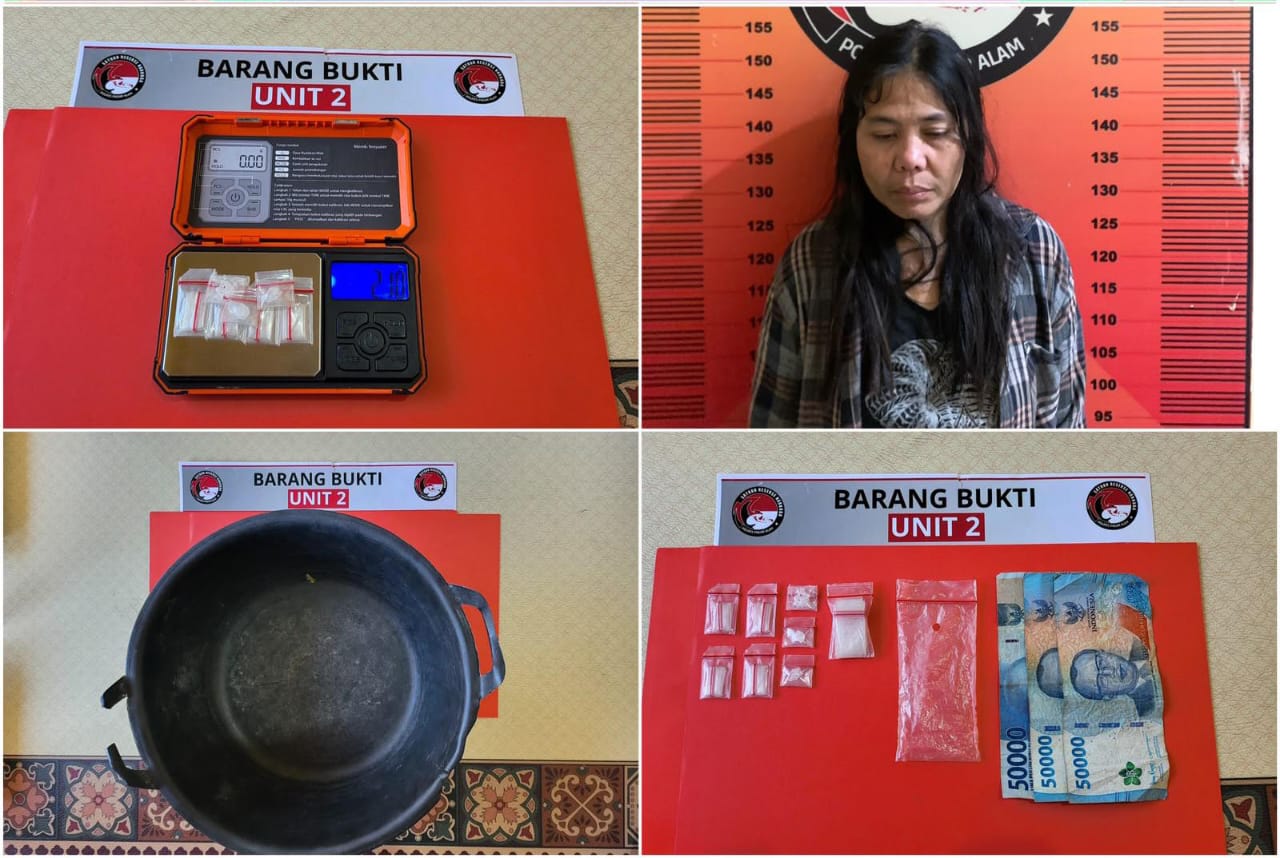 Kontrakan di Jambat Galo Digerebek, Polisi Bekuk Dua Terduga Pengedar Sabu