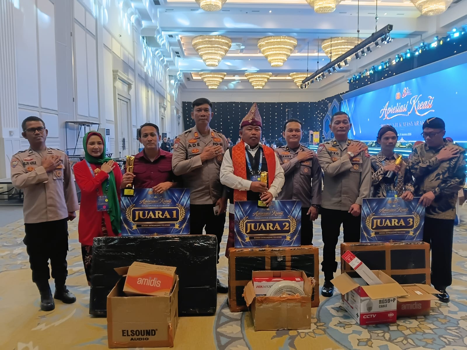 Binaan Polsek Sanga Desa, Satkamling Ngulak Sabet Juara 2 Nasional