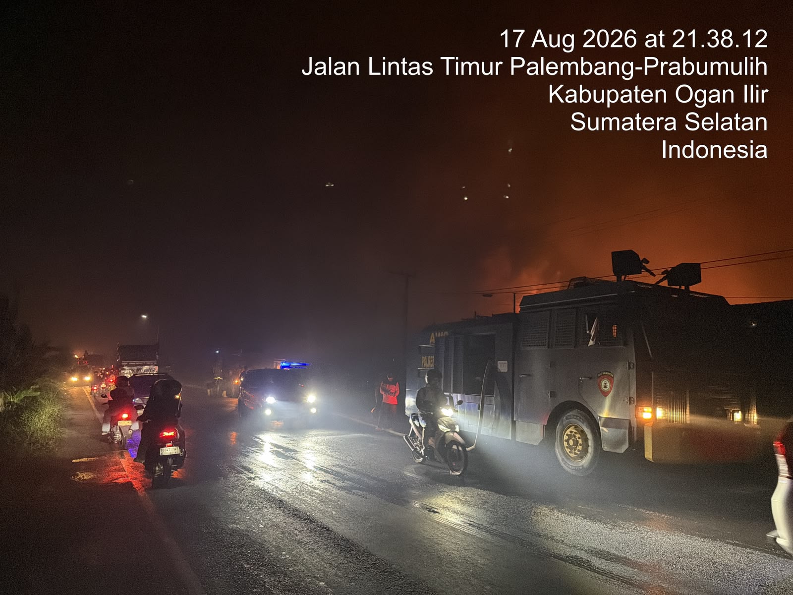 Karhutla di Ogan Ilir Merambat Dekati Permukiman, Polisi Perkuat Pemadaman dan Penyekatan