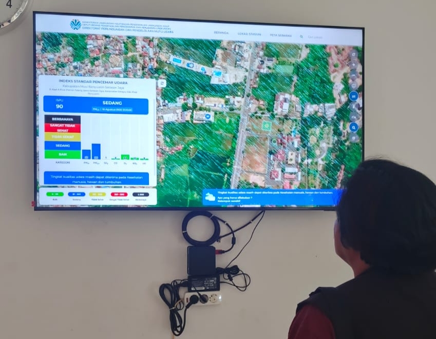 Kualitas Udara Sekayu Masih di Zona Aman, DLH Muba Minta Warga Tetap Waspada