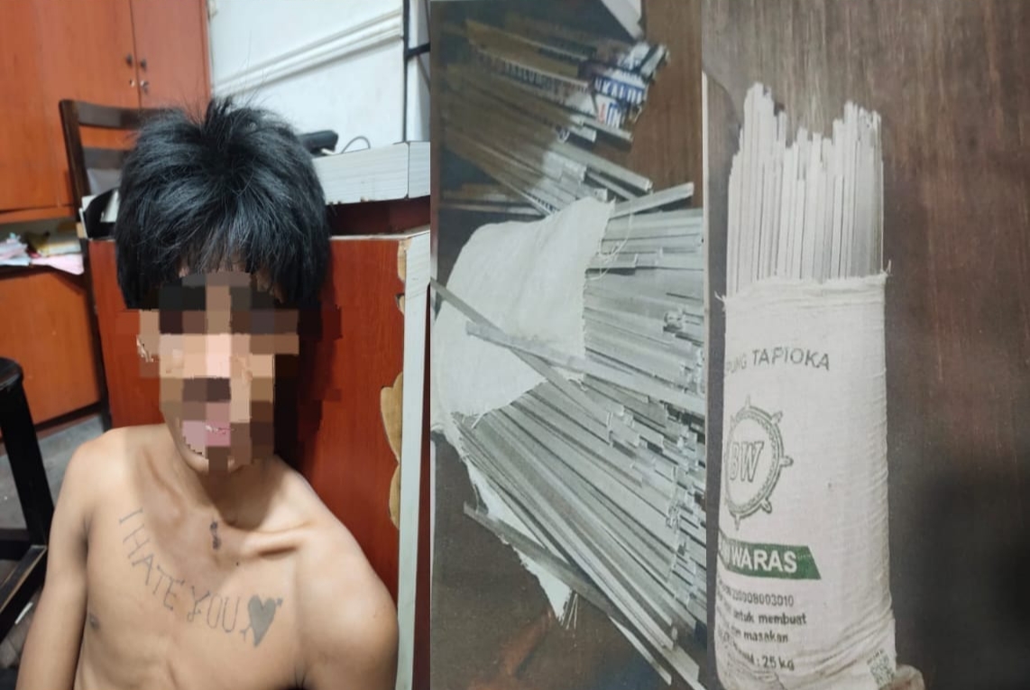 Jadi TO Operasi Sikat Musi I, DL Ditangkap Usai Diduga Curi Aluminium di Sekayu