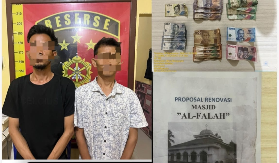 Modus Galang Dana Renovasi Masjid, Dua Pria Terjaring Ops Sikat I Musi 2026