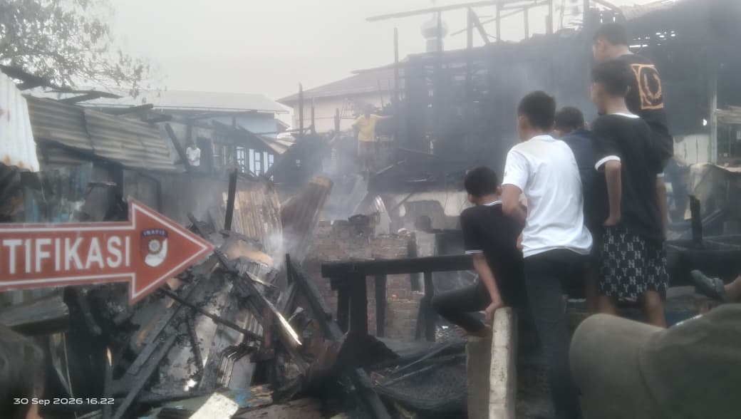 Terungkap! Kebakaran Pasar 26 Ilir Diduga Dipicu Pria Gangguan Jiwa