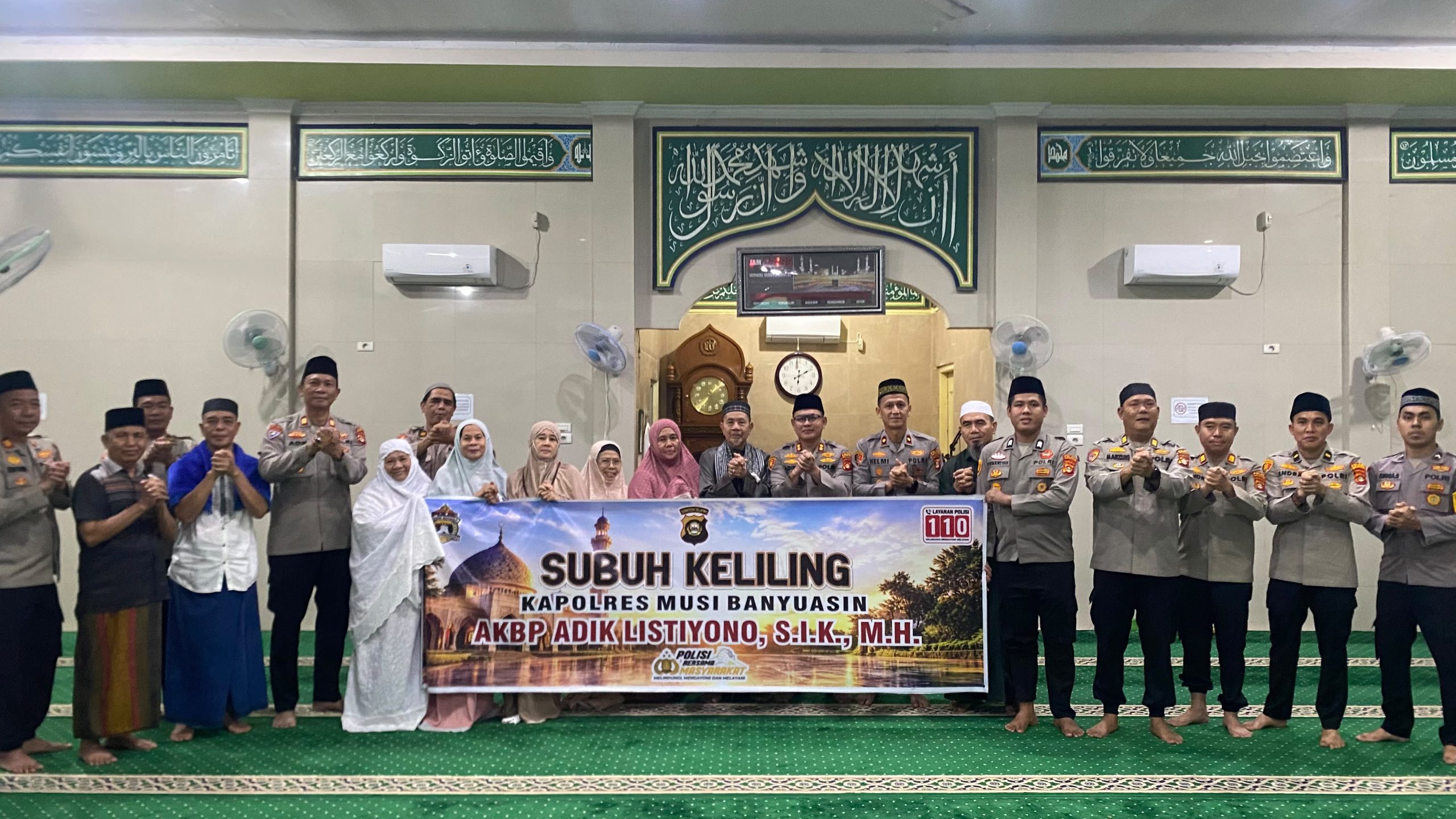 Dari Masjid Baitul Hasnah, Kapolres Muba Serukan Perlawanan terhadap Narkoba dan Bullying