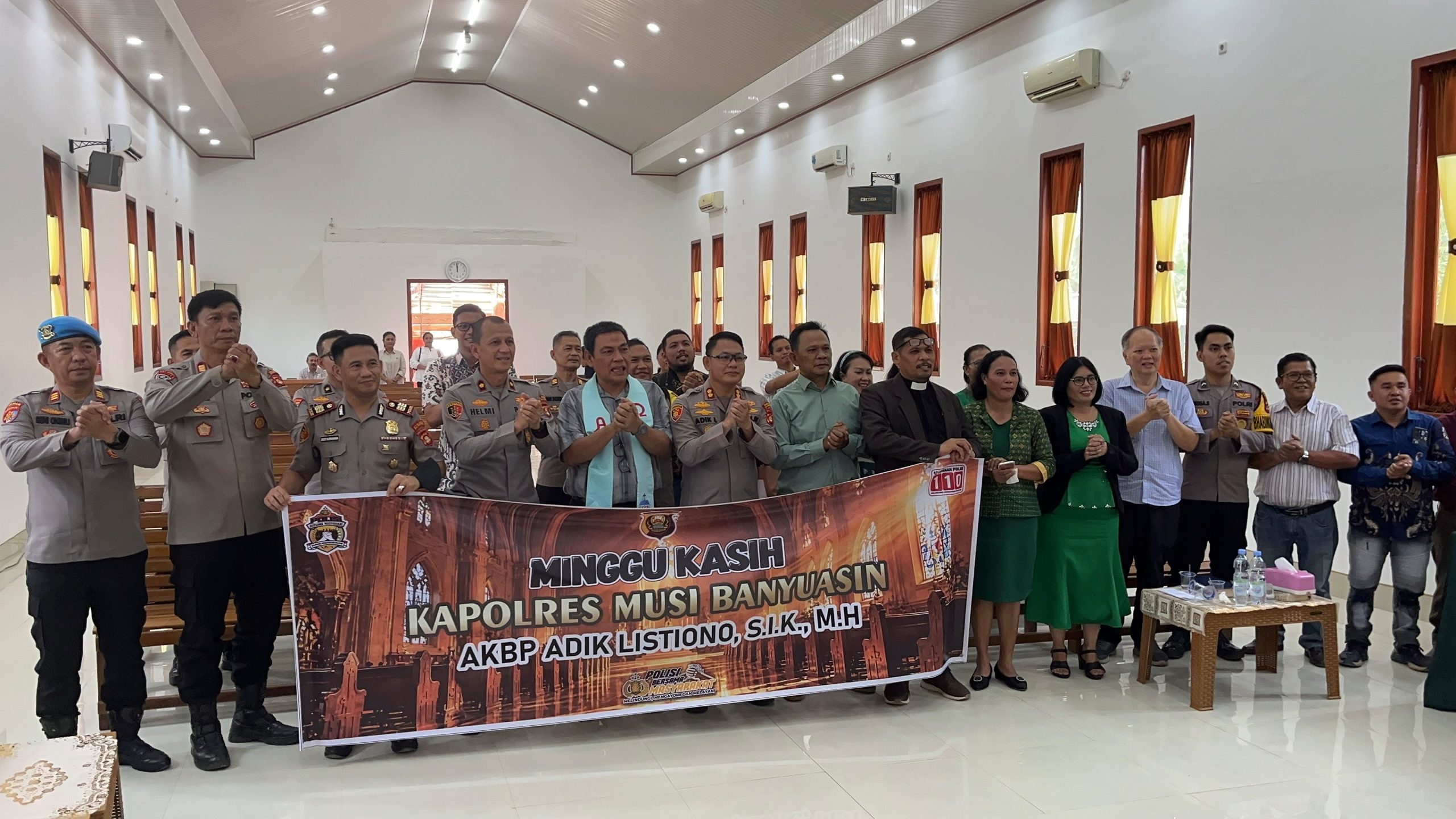 Dari Keamanan Ibadah hingga Bullying, Ini Pesan Kapolres Muba dalam Minggu Kasih