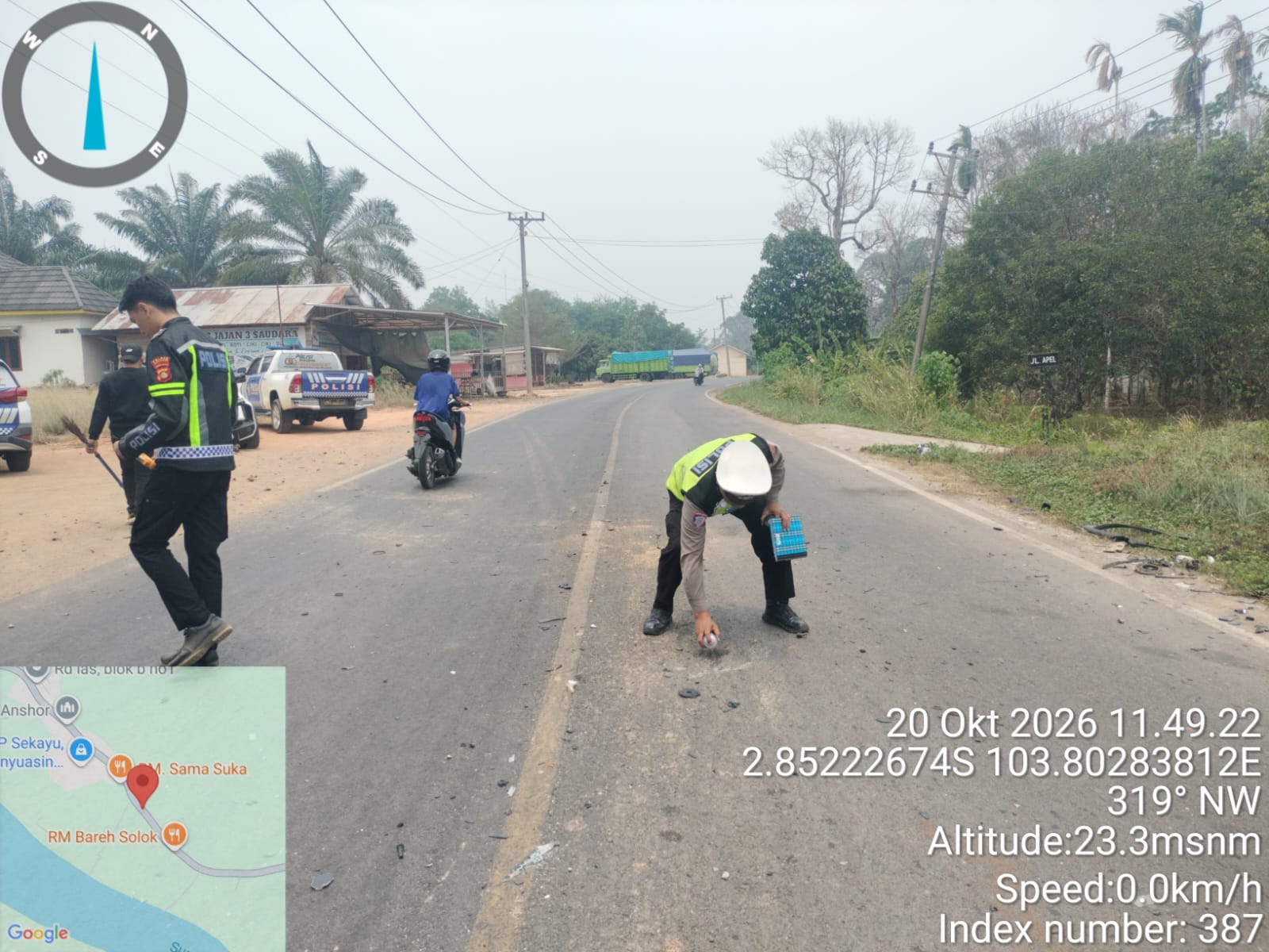 Mobil Listrik Chery dan Truk Terlibat Tabrakan di Sekayu, Ini Kronologinya