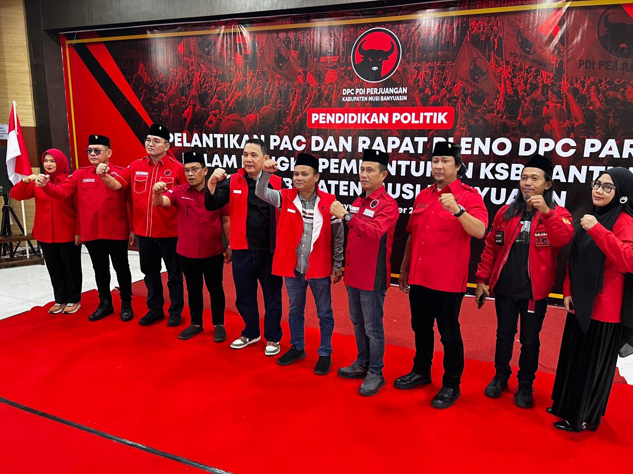 PDI Perjuangan Muba Kedatangan Dua Kader Baru, Een dan Firman Akbar Resmi Bergabung