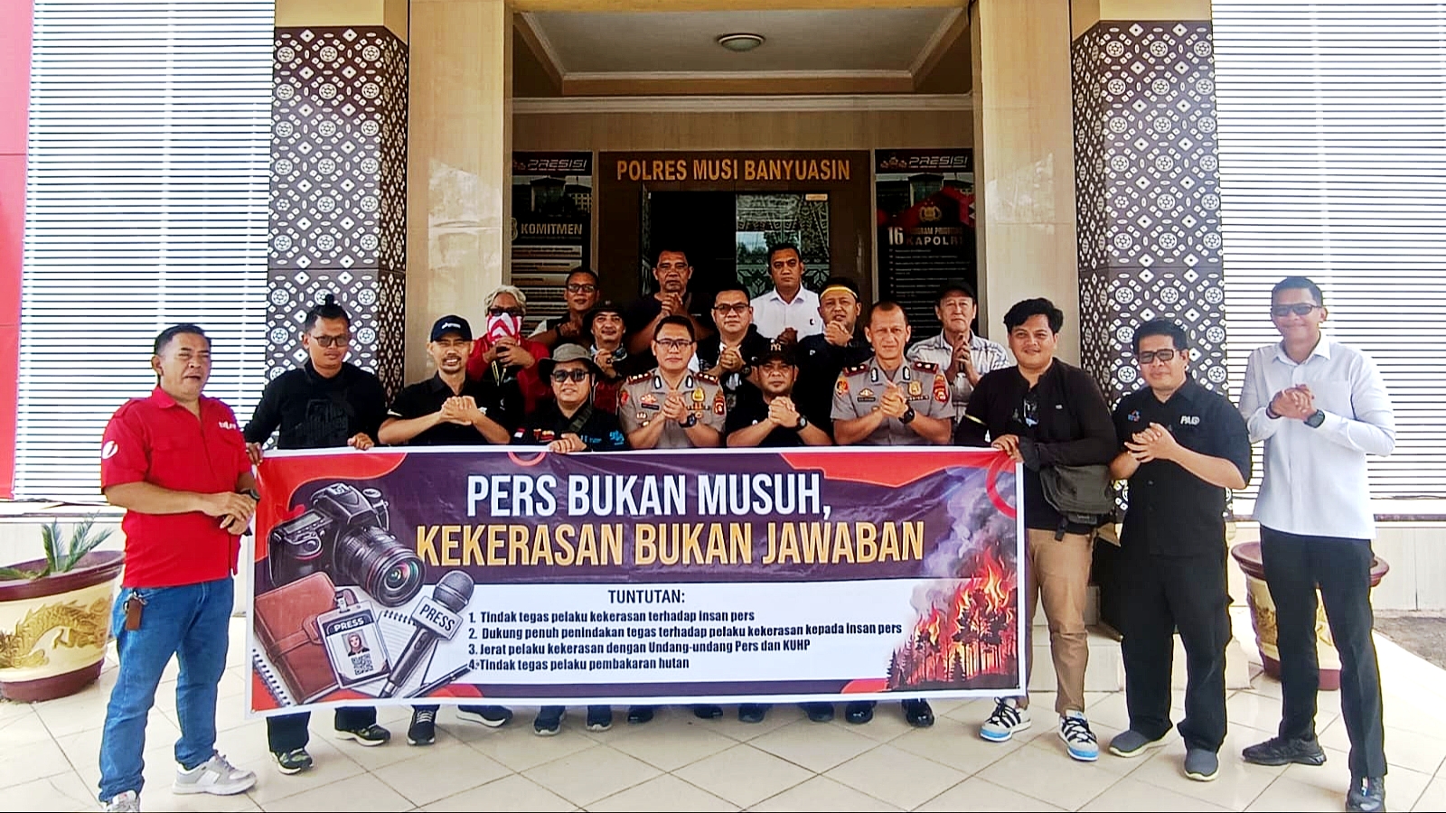 Wartawan Jadi Korban Kekerasan, APM Muba Desak Polisi Usut Tuntas Kasus