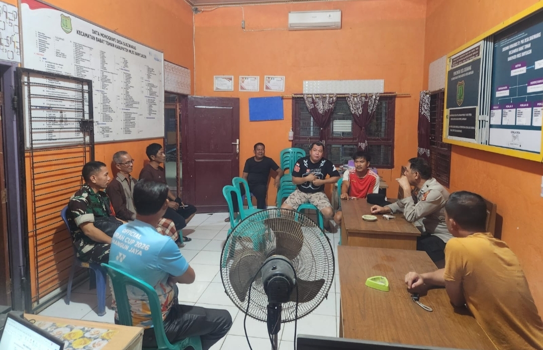 Polsek Babat Toman Selesaikan Persoalan Pembakaran Kursi di Sugi Waras Lewat Problem Solving